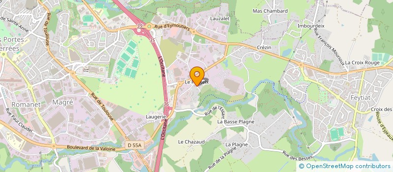 localisation de l'entreprise SCI DU PLATEAU DU PONTEIX à FEYTIAT