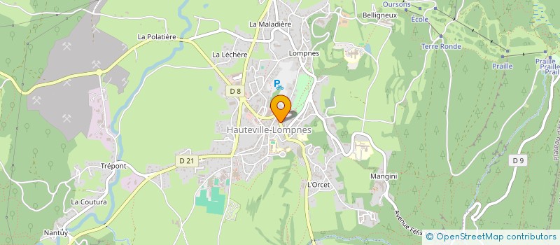 localisation de l'entreprise SCI DU PLATHAUT  PLATEAU D'HAUTEVILLE