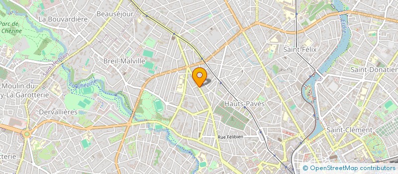localisation de l'entreprise SCI DU PLEIN SOLEIL  NANTES
