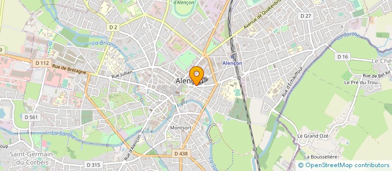 localisation de l'entreprise SCI DU PLENITRE 2 à ALENCON