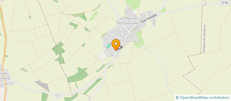 localisation de l'entreprise SCI DU PLESSIER  LE PLESSIER-ROZAINVILLERS