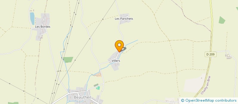 localisation de l'entreprise SCI DU PLESSIER  AULNOY