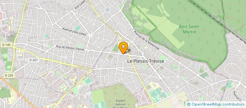 localisation de l'entreprise SCI DU PLESSIS  LE PLESSIS-TREVISE