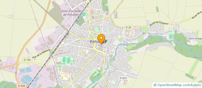 localisation de l'entreprise SCI DU PLESSIS à PITHIVIERS