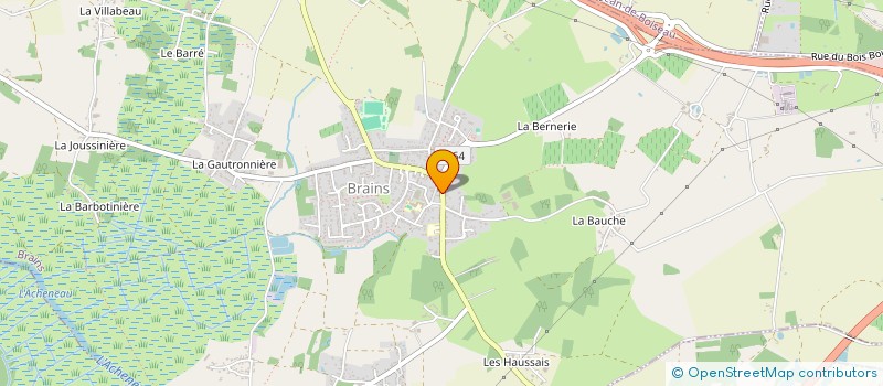 localisation de l'entreprise SCI DU PLESSIS  BRAINS