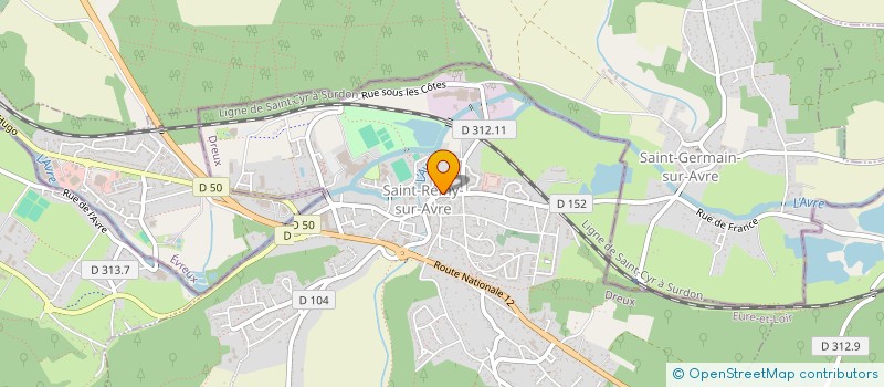 localisation de l'entreprise SCI DU PLESSIS à SAINT-REMY-SUR-AVRE