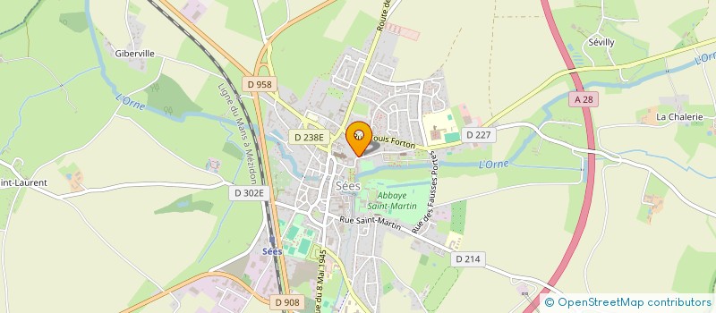 localisation de l'entreprise SCI DU PLESSIS à SEES