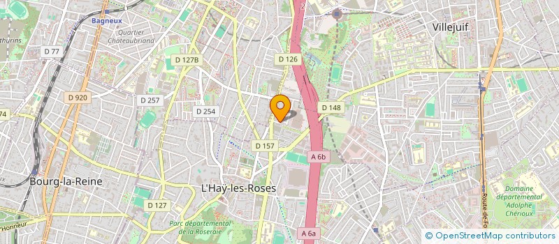 localisation de l'entreprise SCI DU PLESSIS  L'HAY-LES-ROSES