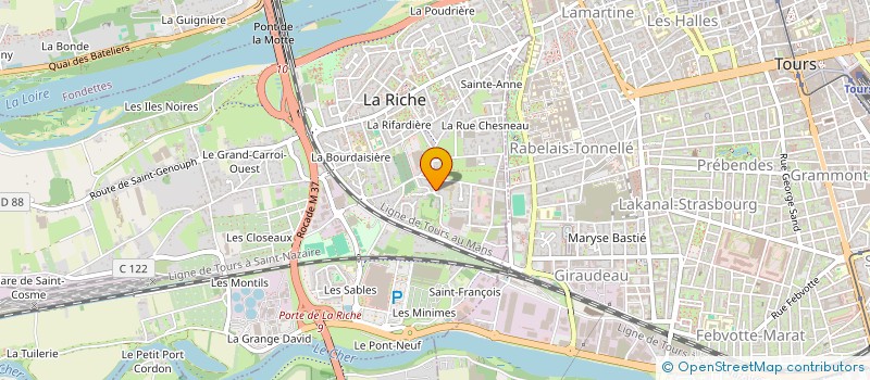 localisation de l'entreprise SCI DU PLESSIS  LA RICHE