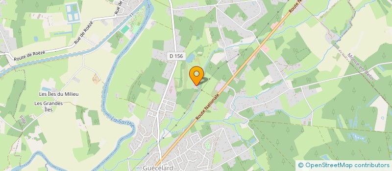 localisation de l'entreprise SCI DU PLESSIS  GUECELARD