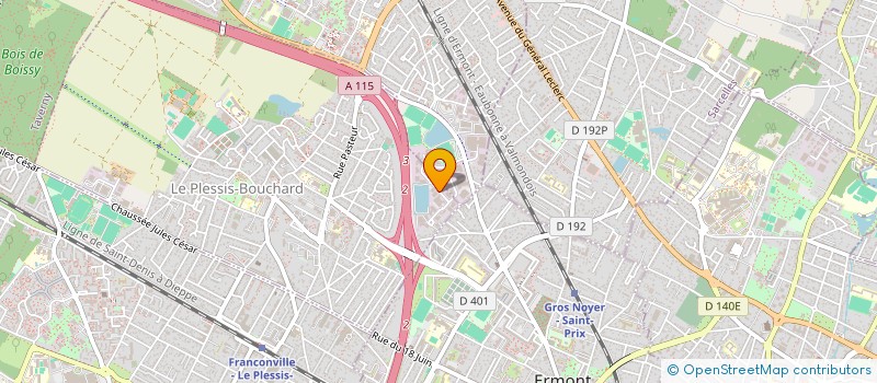 localisation de l'entreprise SCI DU PLESSIS  ECOUFLANT