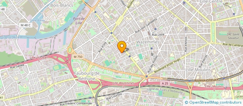 localisation de l'entreprise SCI DU PLESSIS BEUGNON à LILLE