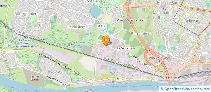 localisation de l'entreprise SCI DU PLESSIS BOUCHET  SAINT-HERBLAIN