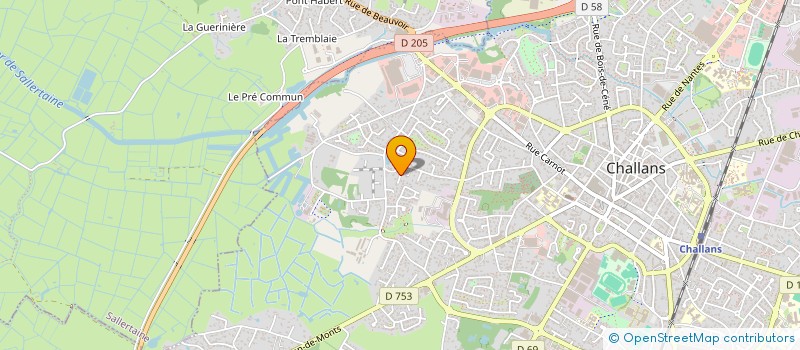 localisation de l'entreprise SCI DU PLESSIS QUINQUIS à SALLERTAINE