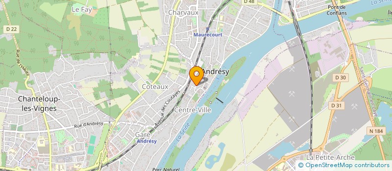 localisation de l'entreprise SCI DU PLEYON  ANDRESY