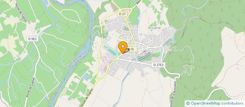 localisation de l'entreprise SCI DU PLO  ANIANE