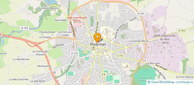 localisation de l'entreprise SCI DU PLOERZEL  PLOERMEL