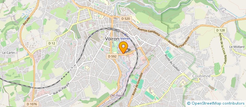 localisation de l'entreprise SCI DU PN 74 à VOIRON