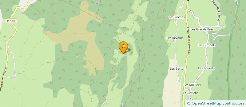 localisation de l'entreprise SCI DU POCHON  SAINT-AGNAN-EN-VERCORS