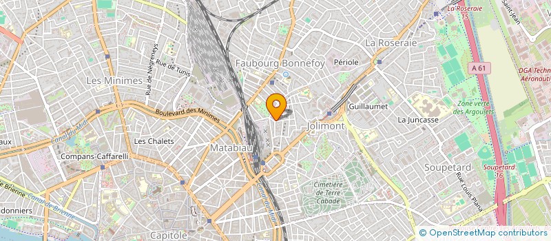 localisation de l'entreprise SCI DU POETE à TOULOUSE