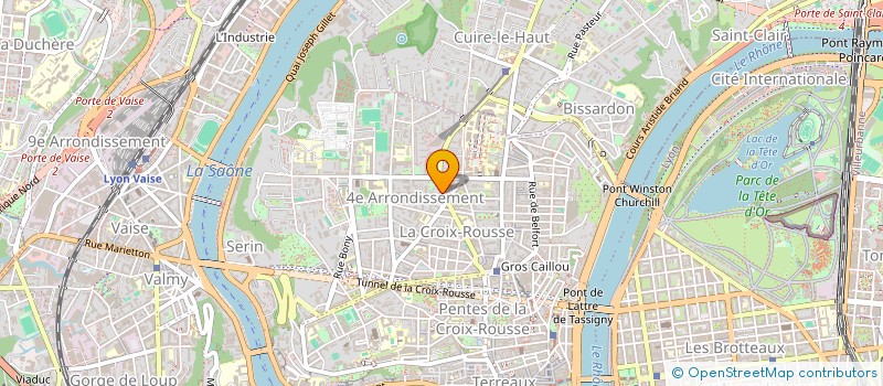 localisation de l'entreprise SCI DU POETE  LYON