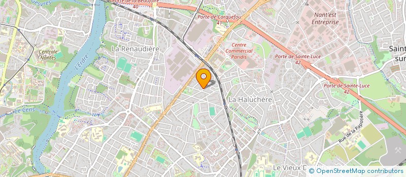 localisation de l'entreprise SCI DU POHER  NANTES