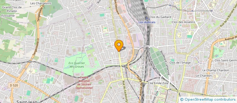 localisation de l'entreprise SCI DU POIL DE LOUP à ORLEANS
