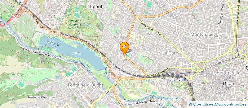 localisation de l'entreprise SCI DU POINT CARDINAL  TALANT