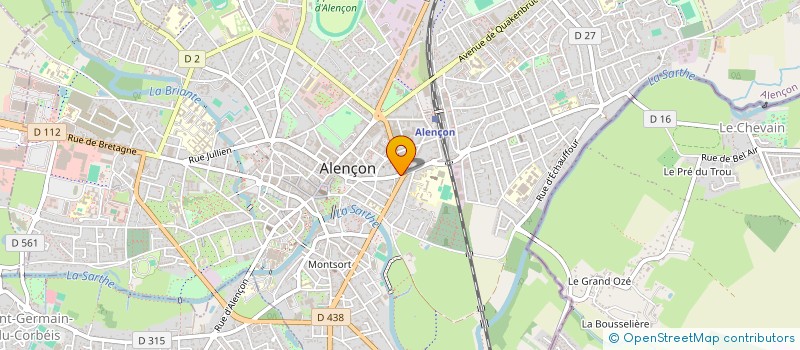 localisation de l'entreprise SCI DU POINT D'ALENCON à ALENCON