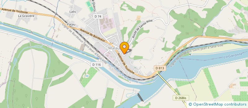 localisation de l'entreprise SCI DU POINT DE VUE  MALAUSE