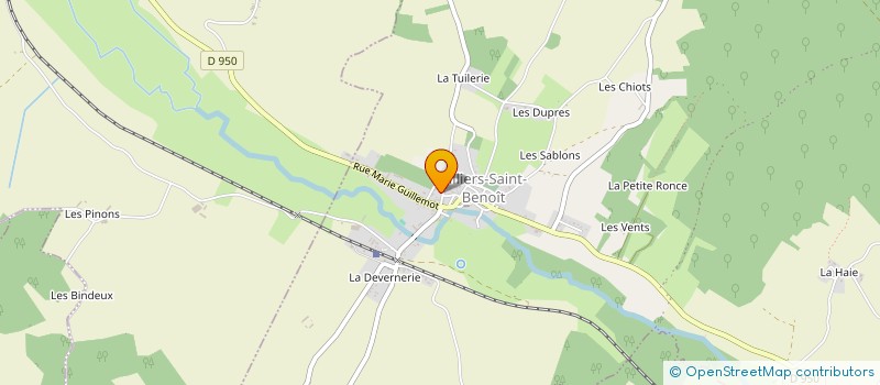 localisation de l'entreprise SCI DU POINT DU JOUR  VILLIERS-SAINT-BENOIT