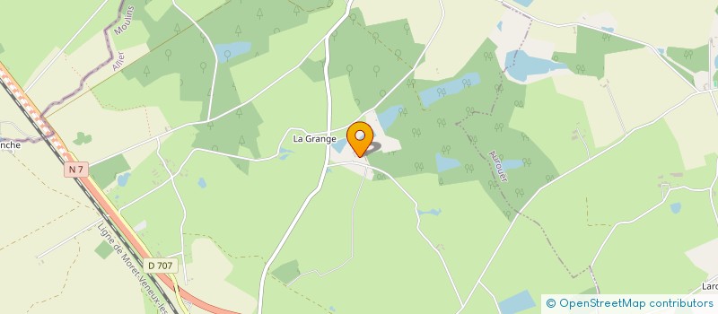 localisation de l'entreprise SCI DU POIRIER  TREVOL