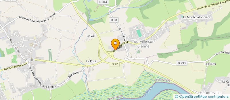 localisation de l'entreprise SCI DU POIRIER  TOURVILLE-SUR-SIENNE