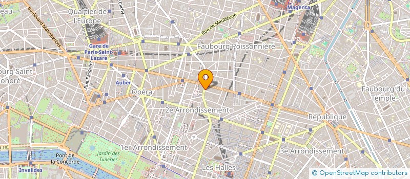 localisation de l'entreprise SCI DU POIRIER PIQUET  PARIS