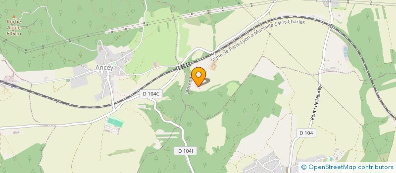 localisation de l'entreprise SCI DU POISEY  PASQUES