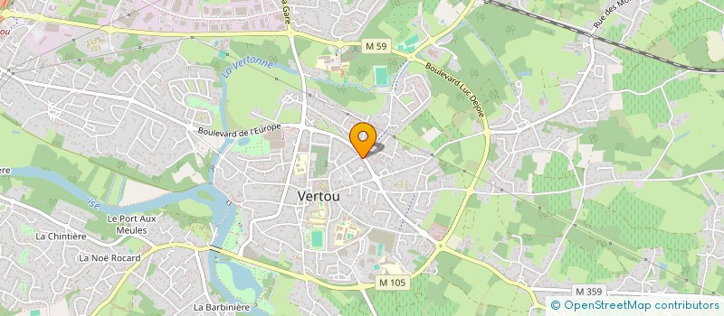 localisation de l'entreprise SCI DU POITOU à VERTOU