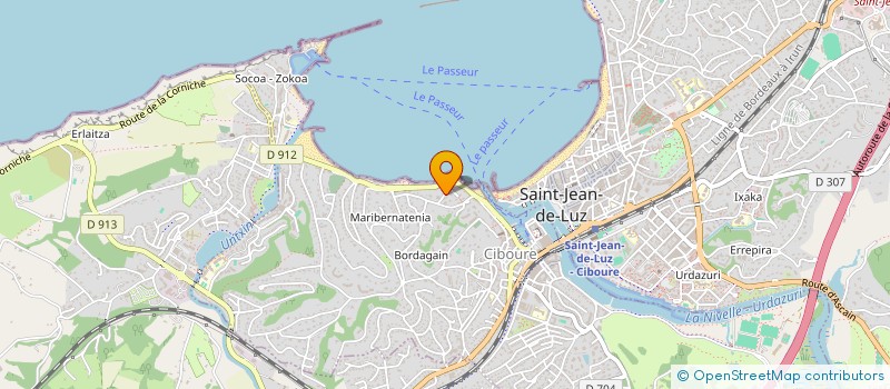 localisation de l'entreprise SCI DU POITOU  CIBOURE