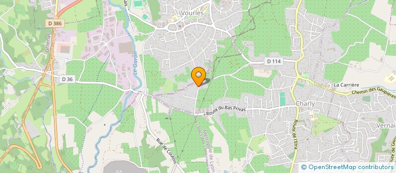 localisation de l'entreprise SCI DU POIZAT P.H.C.A  CHARLY