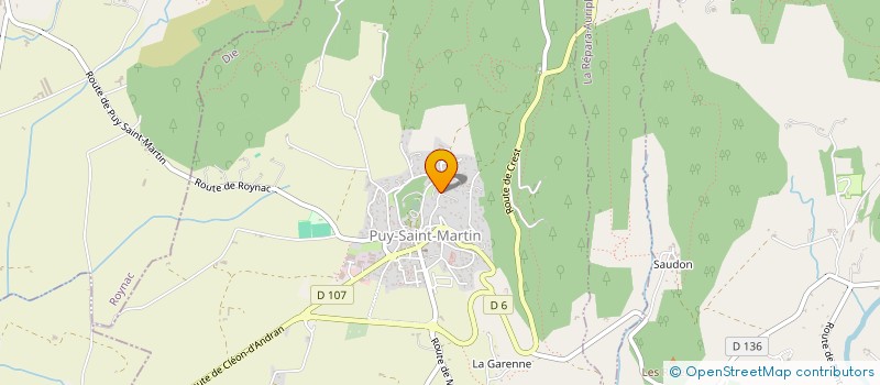 localisation de l'entreprise SCI DU POLE  PUY-SAINT-MARTIN