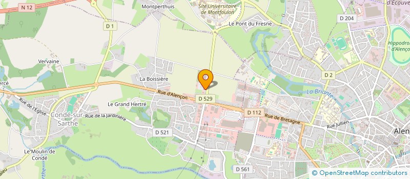 localisation de l'entreprise SCI DU POLE à CONDE-SUR-SARTHE