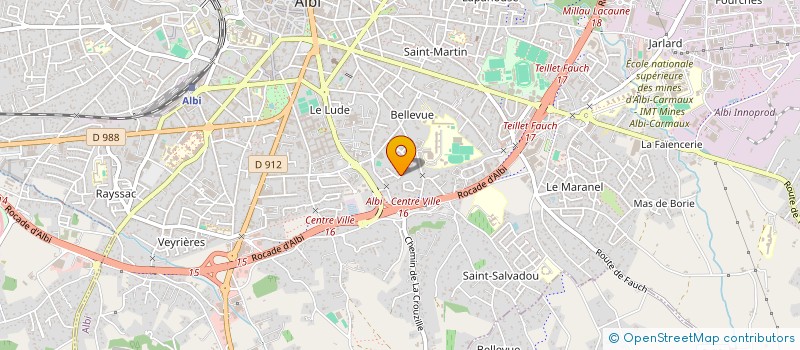 localisation de l'entreprise SCI DU POLE à ALBI