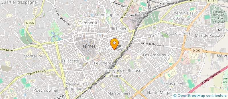 localisation de l'entreprise SCI DU POLE  NIMES