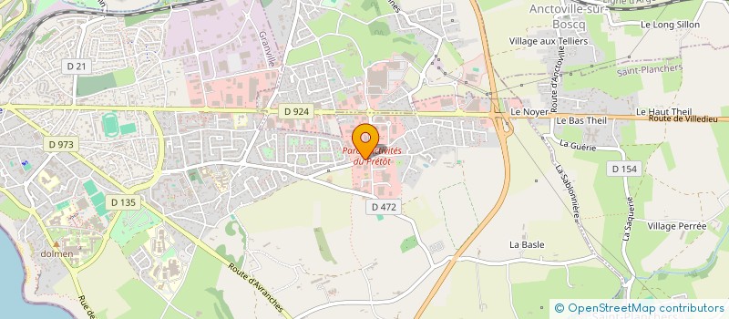 localisation de l'entreprise SCI DU POLE GRANVILLAIS DES OPHTALMOLOGUES DE LA BAIE à GRANVILLE