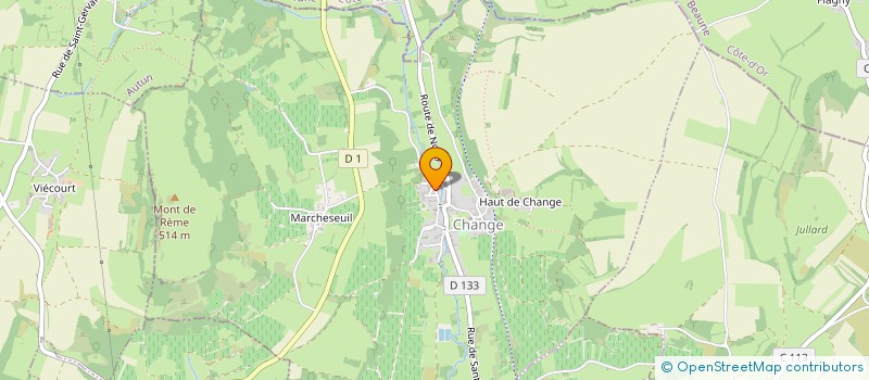 localisation de l'entreprise SCI DU POLLAND  CHANGE