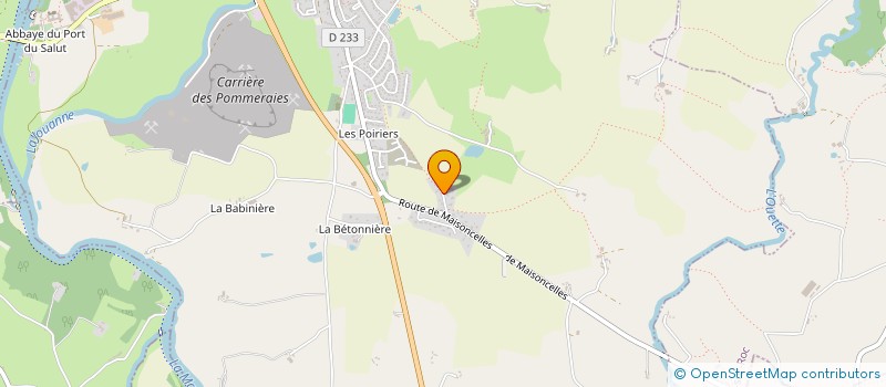 localisation de l'entreprise SCI DU POLO  ENTRAMMES