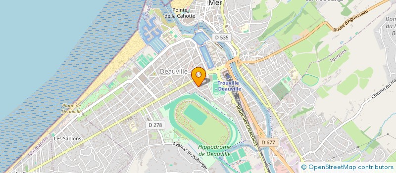 localisation de l'entreprise SCI DU POLO à DEAUVILLE