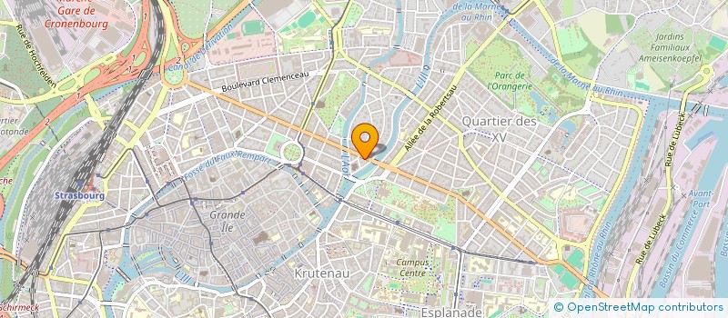 localisation de l'entreprise SCI DU POLYGONE à STRASBOURG
