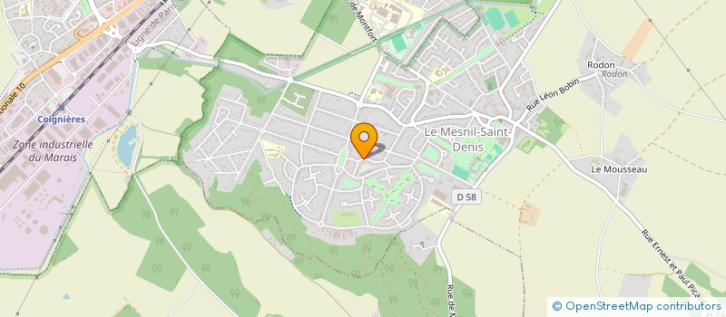 localisation de l'entreprise SCI DU POMMERET  LE MESNIL-SAINT-DENIS