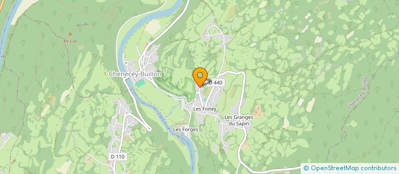 localisation de l'entreprise SCI DU POMMIER à ECHAY