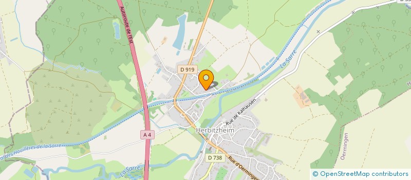 localisation de l'entreprise SCI DU POMMIER  HERBITZHEIM